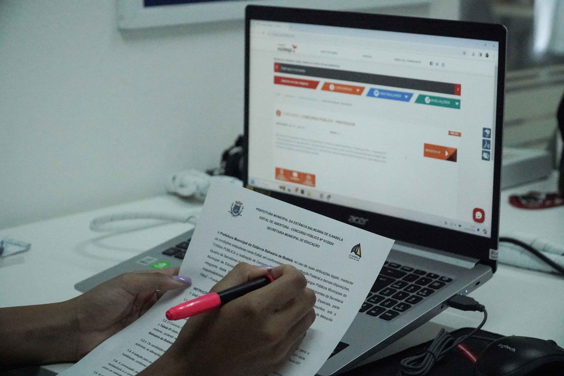 Concurso de Professores em Ilhabela