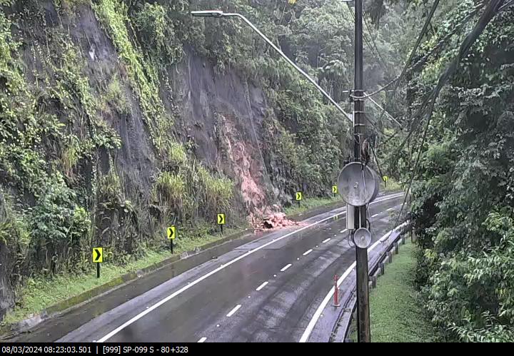 Atualização deste sábado (09) sobre o fechamento da Rodovia Oswaldo Cruz e da Serra Antiga da Tamoios não é animadora