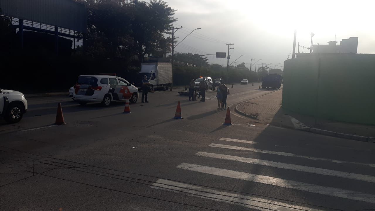 acidente causa morte de motociclista em São José dos Campos