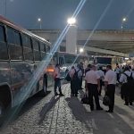 Ônibus atrasam saída em São José dos CamposÔnibus atrasam saída em São José dos Campos