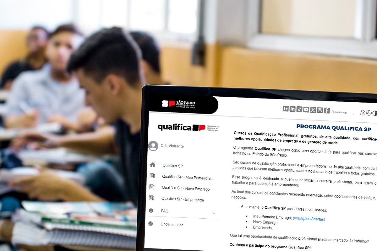 Moradores do Vale do Paraíba podem concorrer a mais de 4 mil vagas em cursos profissionalizantes do Qualifica SP – Meu Primeiro Emprego