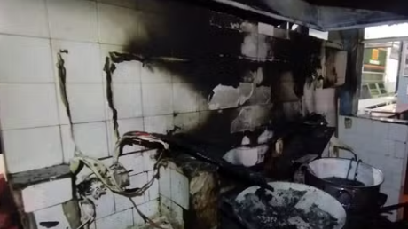 Pastelaria do "Seu Chico" pega fogo em Taubaté