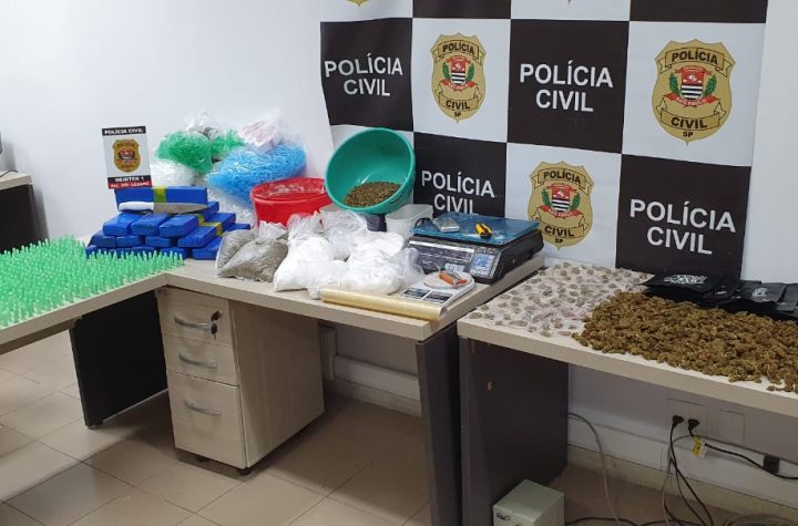 Polícia Civil de São José dos Campos prende 4 pessoas e 26 kg de drogas