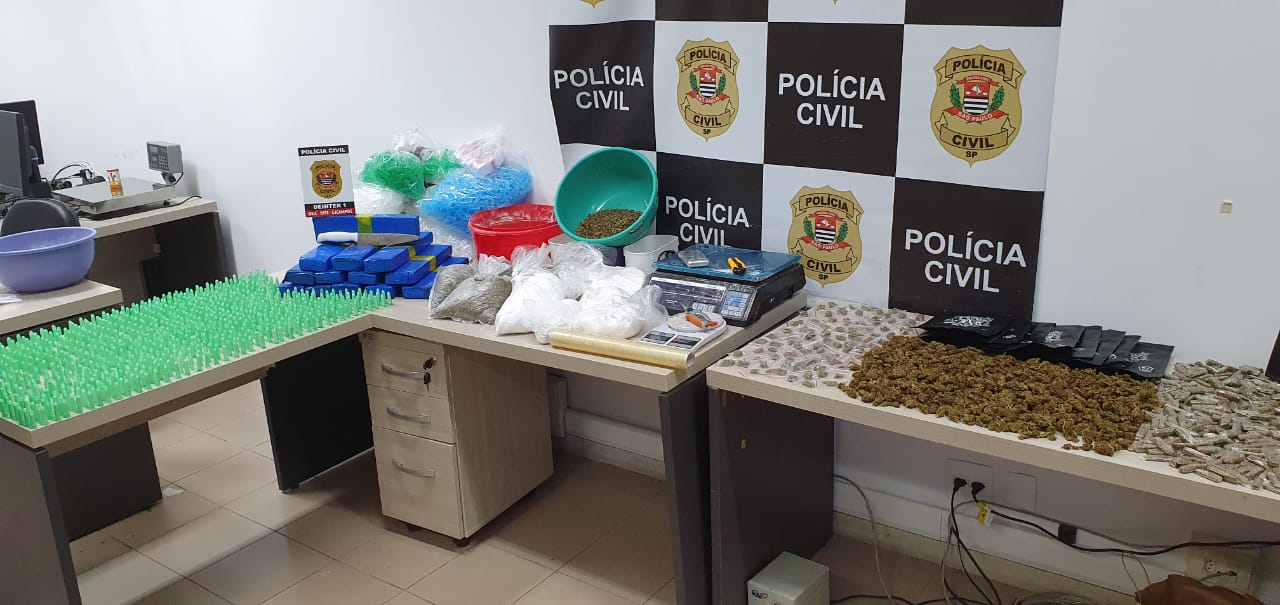 Polícia Civil de São José dos Campos prende 4 pessoas e 26 kg de drogas