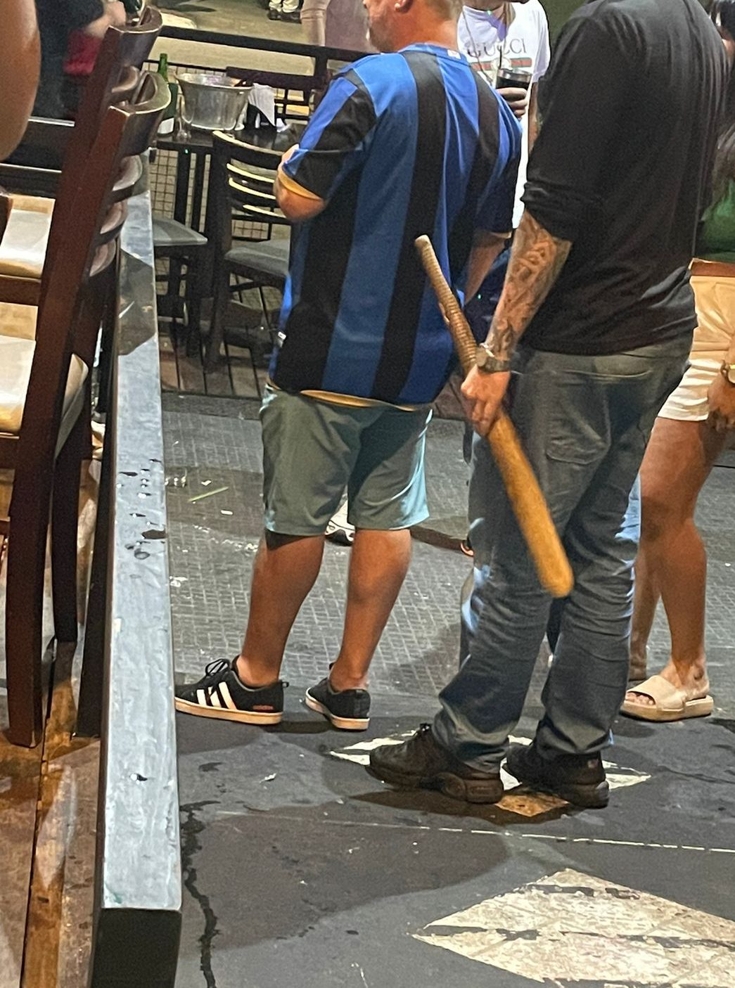 confusão na Av. Itália em Taubaté