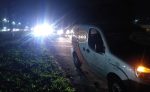 acidente entre motociclista e caminhão