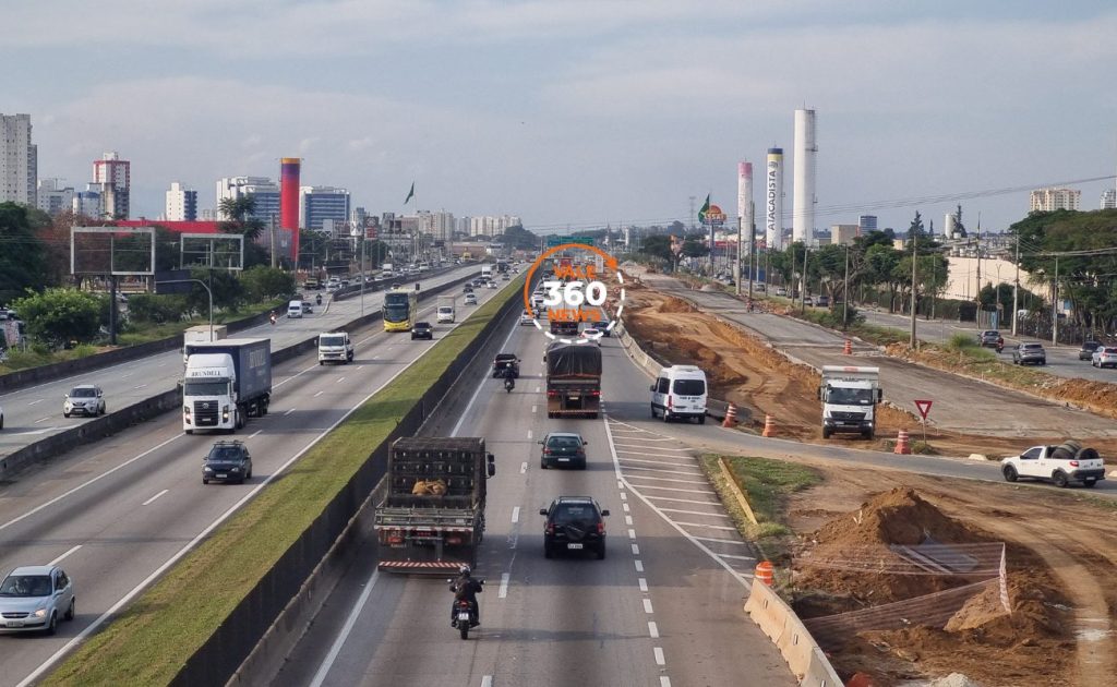 Veja imagens aéreas da Nova Via Dutra em São José dos Campos 5 Projeto polemico em Sao Jose dos Campos ciclistas e carros compartilham faixa em avenida 50