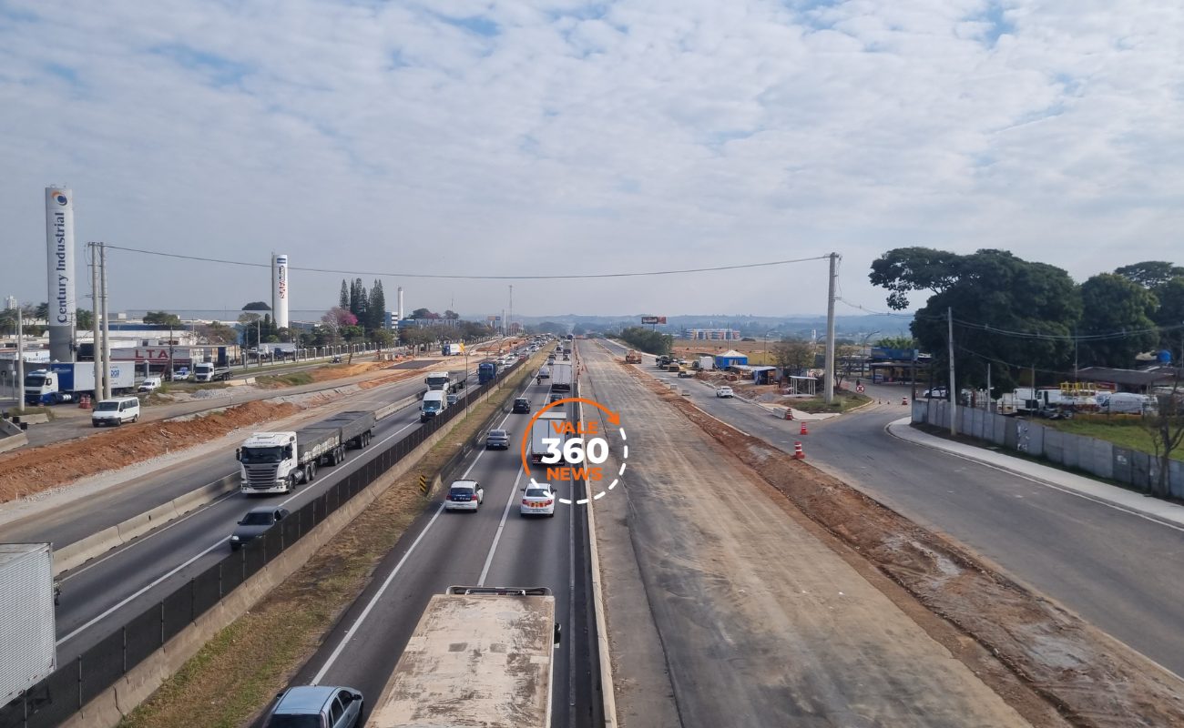 Veja imagens aéreas da Nova Via Dutra em São José dos Campos