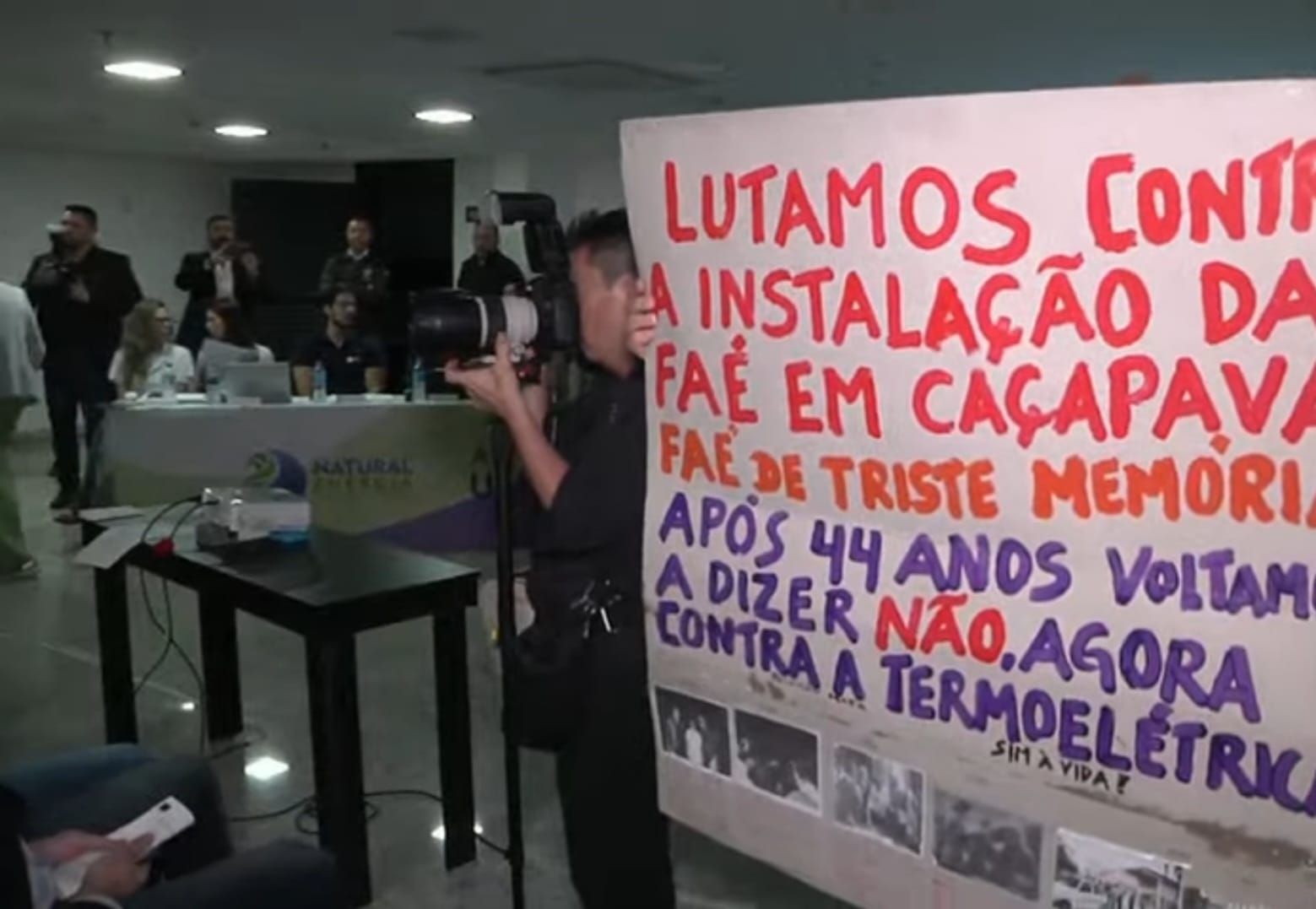 IBAMA alega falta de condições devido à manifestação de populares e suspende audiência pública de termelétrica em Caçapava