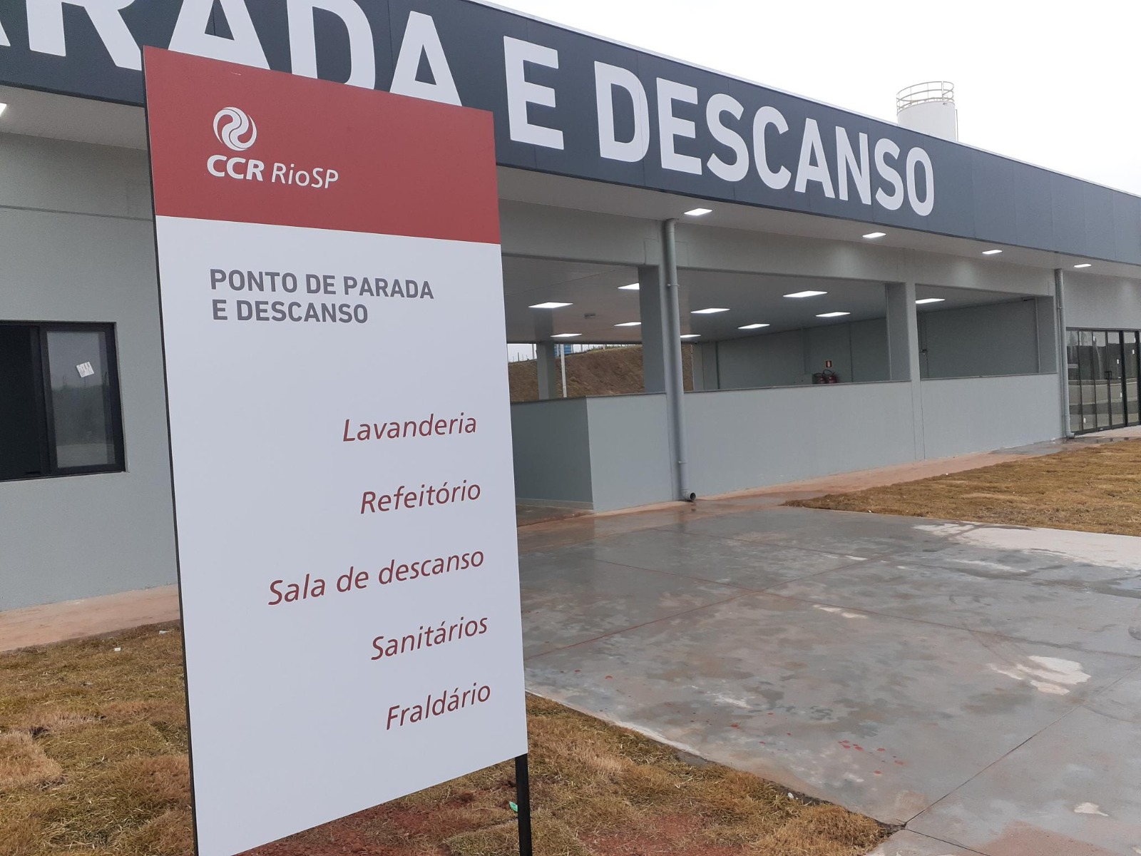 onto de Parada e Descanso Gratuito para Caminhoneiros na Via Dutra em Pinda