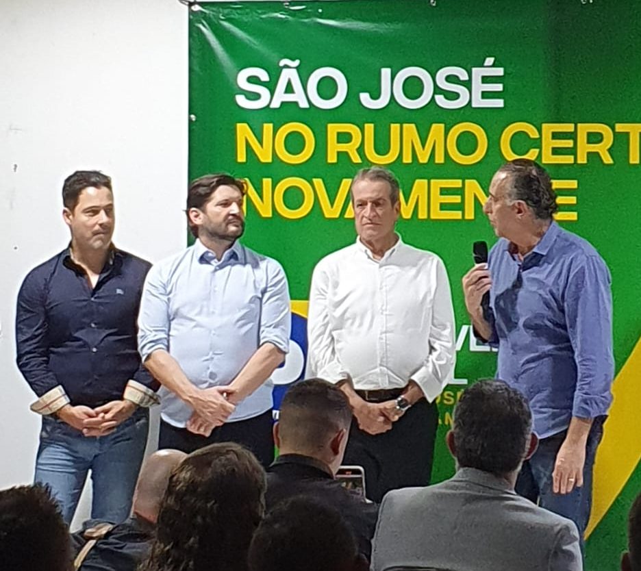 Cury é oficializado candidato à prefeitura de São José dos Campos e diz que oposição divulga “fake news” sobre fala dele a respeito de Bolsonaro