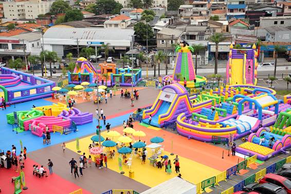 arque de brinquedos infláveis