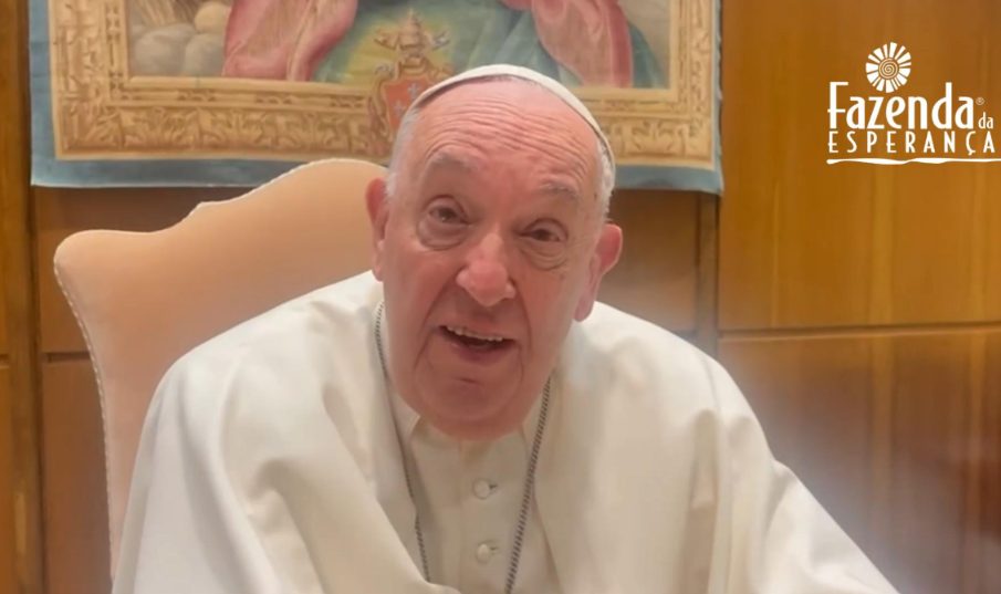 Papa Francisco envia mensagem aos membros da Fazenda da Esperança em Guaratinguetá