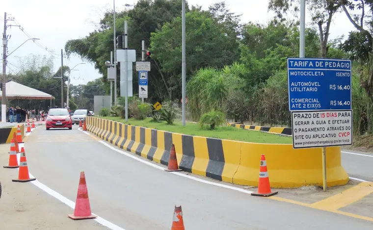 Pedágio da Estrada do Atanázio em Pinda