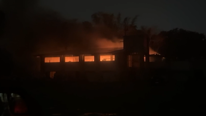 incêndio em imóvel de eventos em Taubaté