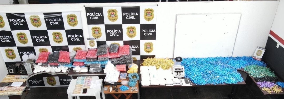 Polícia Civil desarticula associação criminosa, prende seis e grande quantidade drogas em Taubaté e São Luiz do Paraitinga