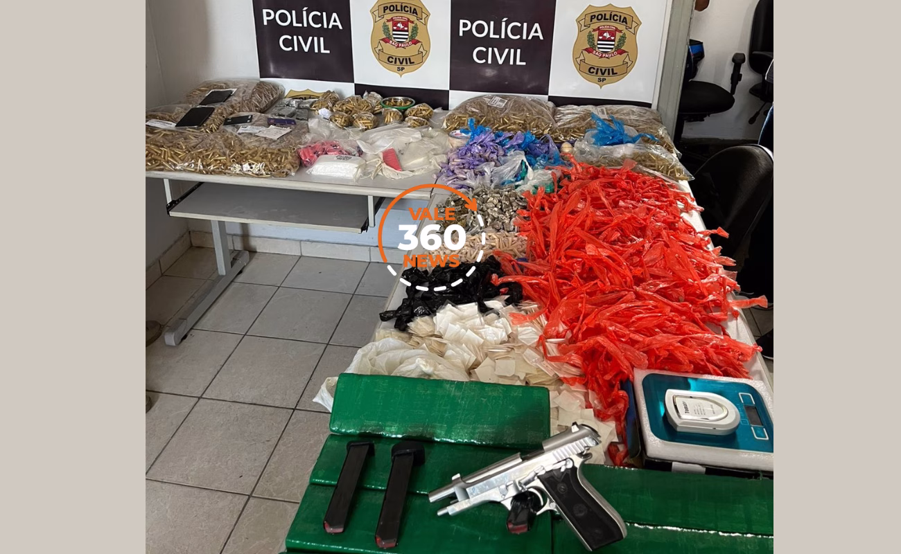 Polícia Civil de Caçapava estoura “bunker” do tráfico com grande quantidade de drogas