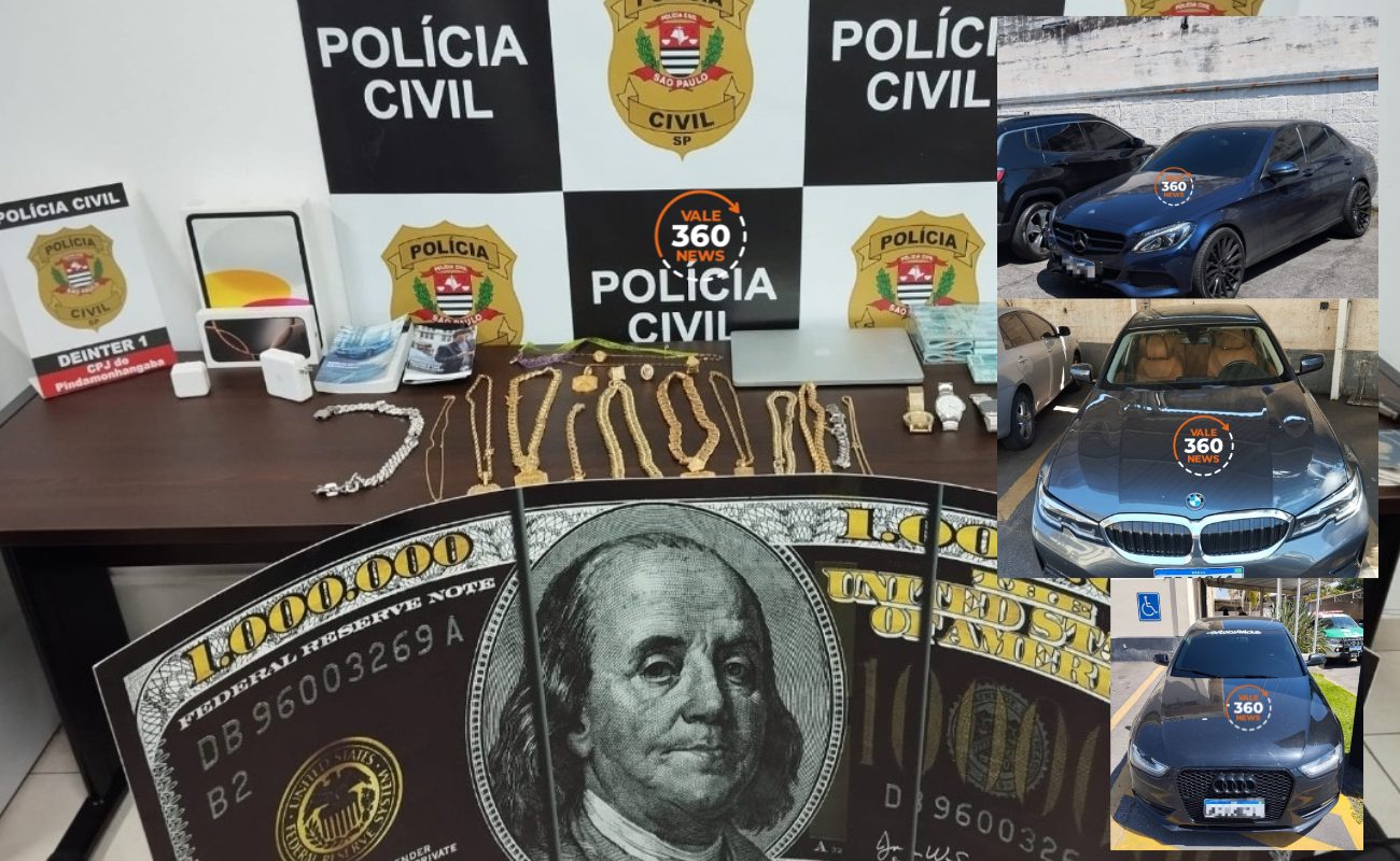 Mãe e dois filhos influencers do “jogo do tigrinho” são presos em Taubaté; polícia apreende carros de luxo