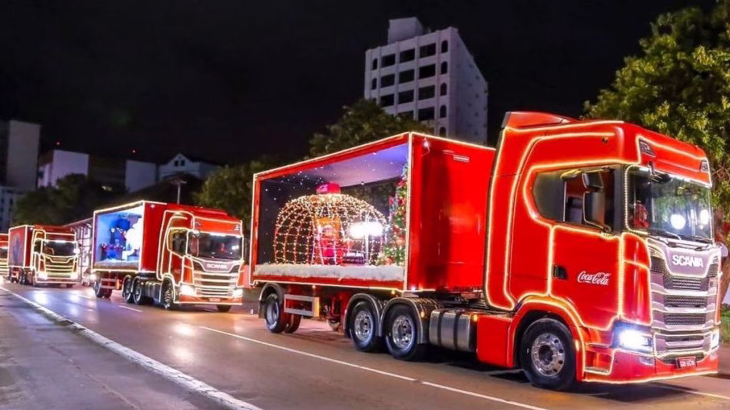 Caravana Coca-Cola de Natal vai passar por São José dos Campos