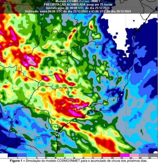 Vale do Paraíba e Litoral Norte têm previsão de muita chuva