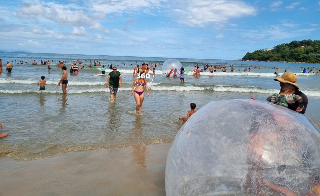 bolha inflável em Ubatuba