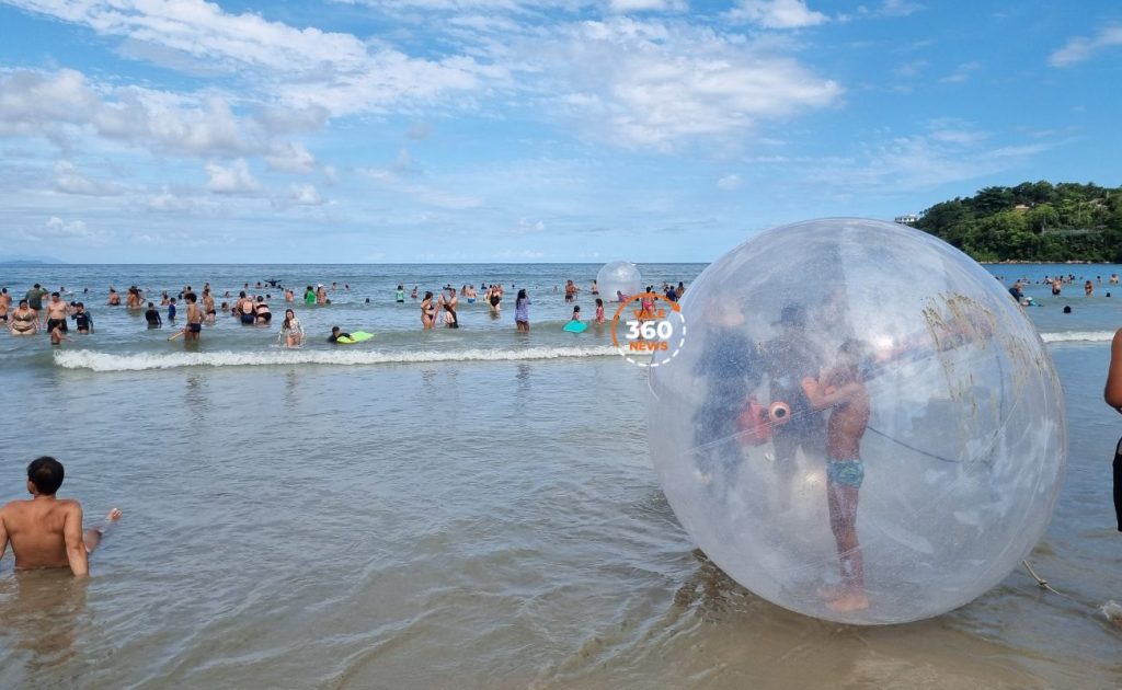 bolha inflável em Ubatuba