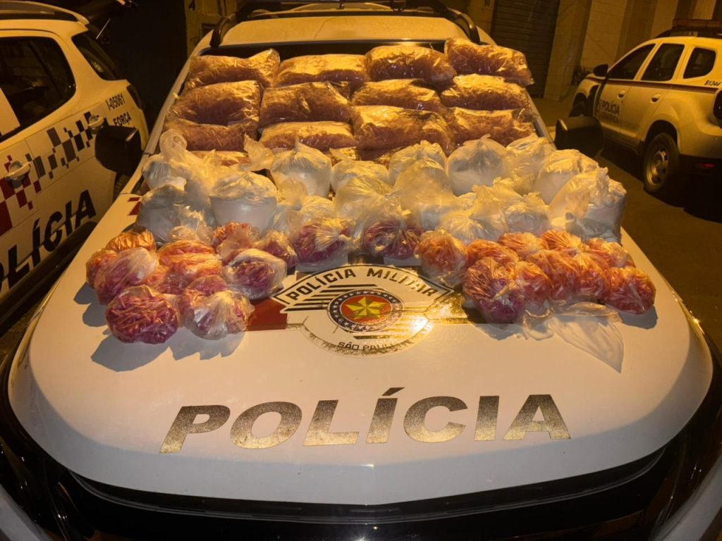 Mulher é presa com mais de 30 kg de drogas