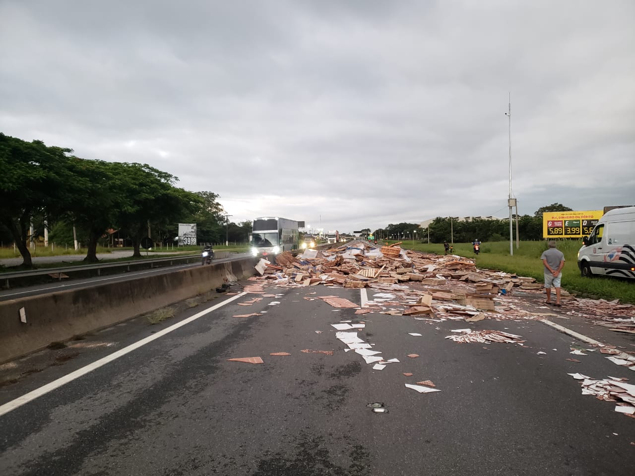 bloqueia totalmente Via Dutra