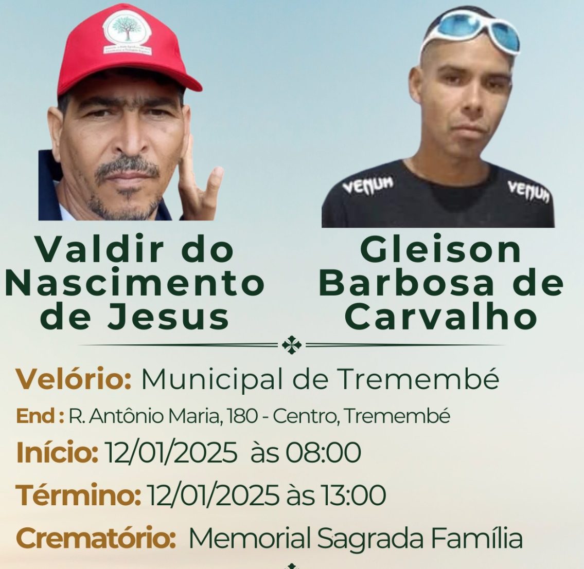 Velório de mortos na chacina em assentamento do MST, no Vale do Paraíba, acontece em Tremembé