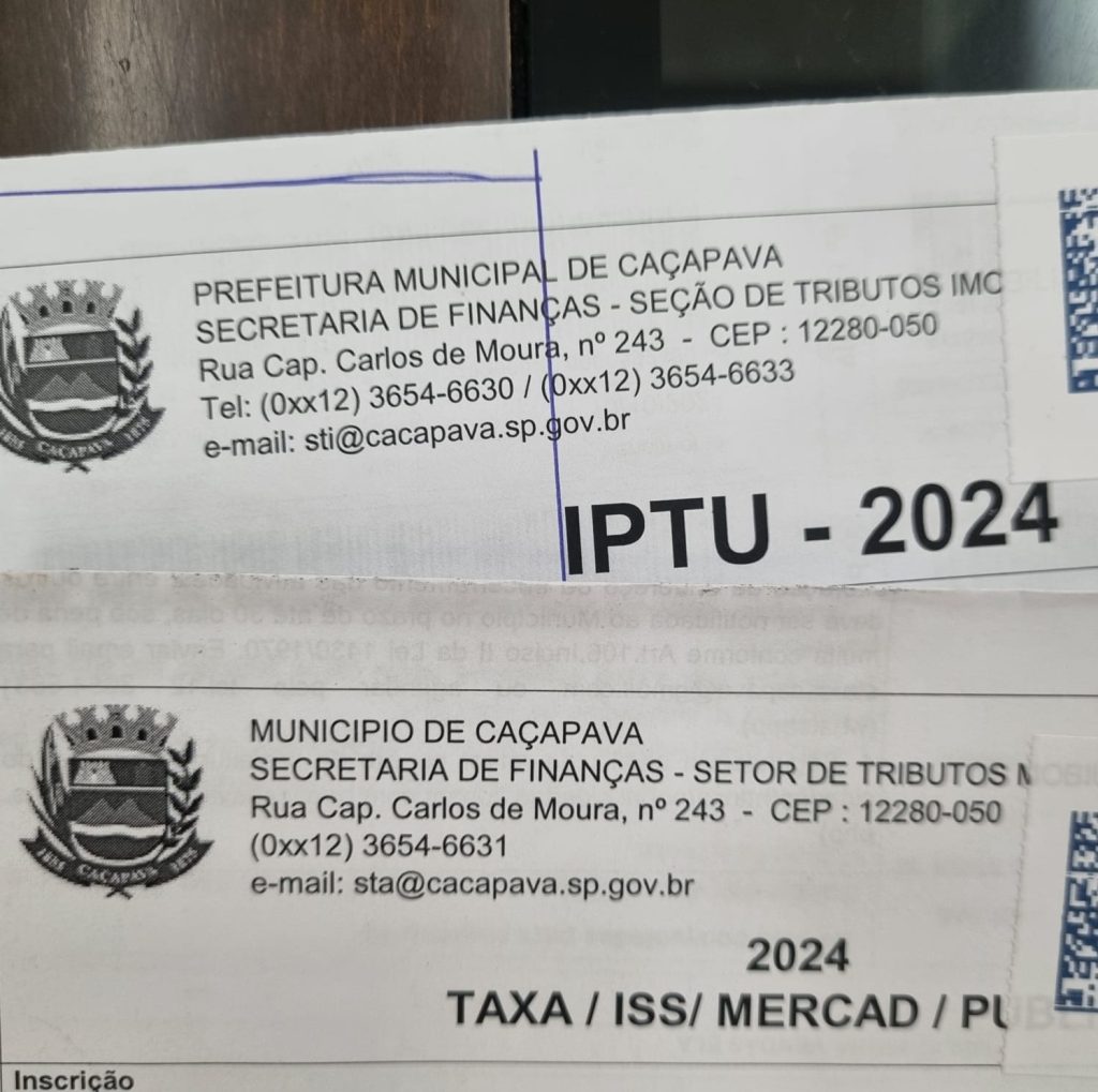 Programa de anistia em Caçapava