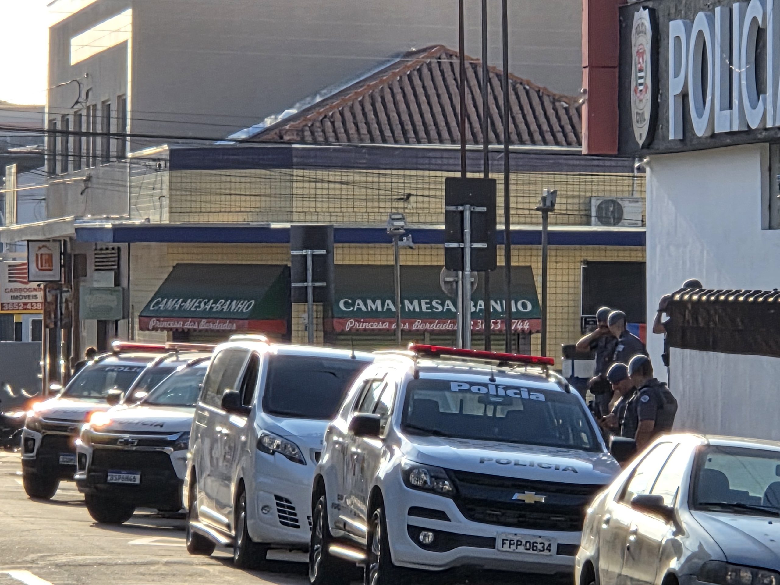 troca de tiros com a PM em Caçapava