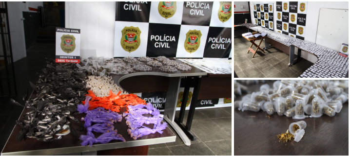 Apreensão de drogas em Pinda: Polícia Civil estoura ‘casa bomba’ e busca foragido