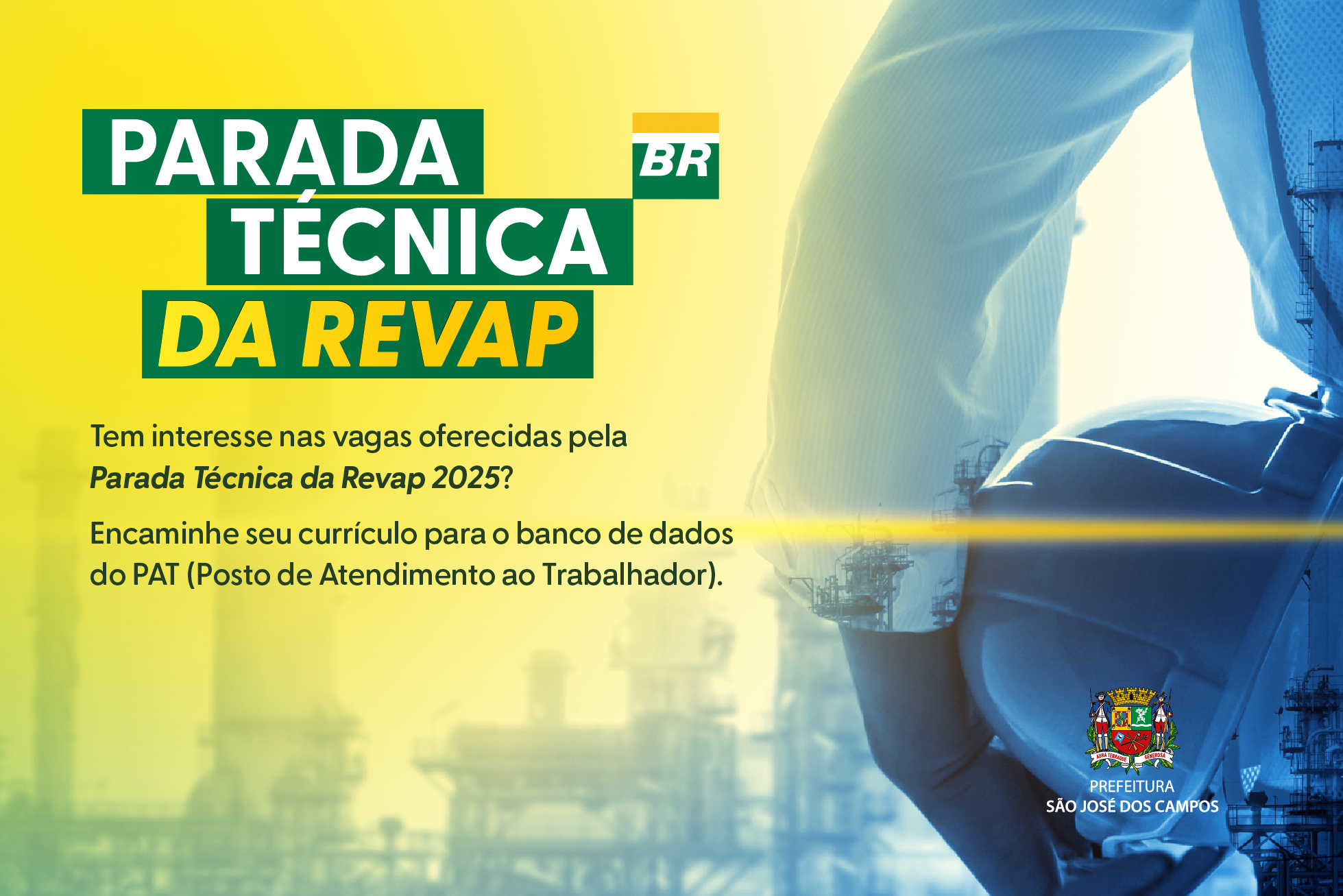 parada técnica da REVAP em São José dos Campos