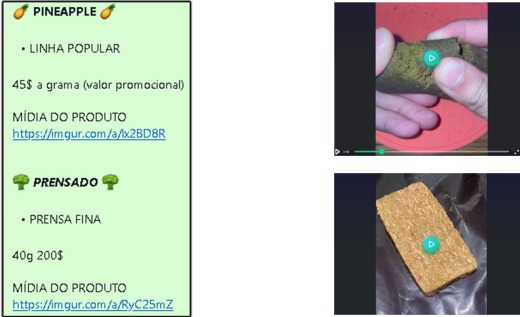 vender drogas em grupos de WhatsApp