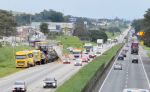 Carreta com transformador de 600 toneladas deve seguir viagem pela Dutra