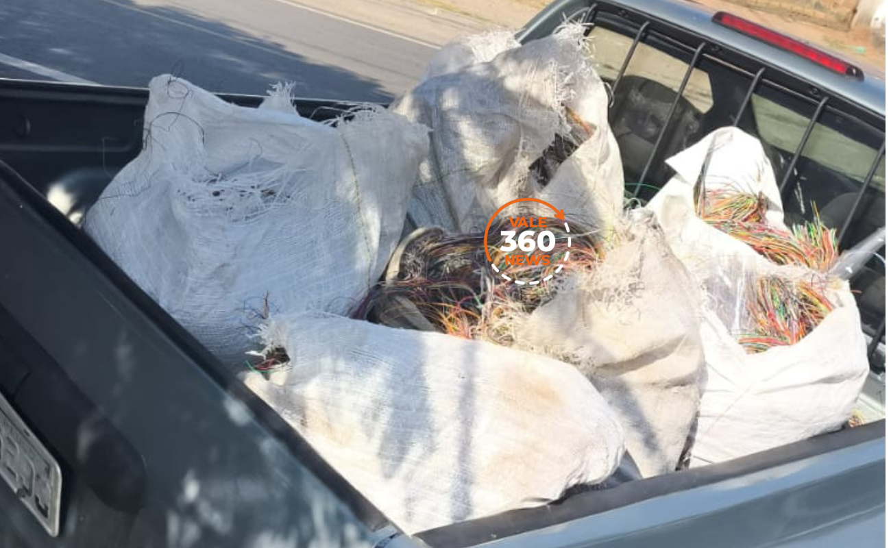 Polícia Civil de Caçapava prende receptador com mais de 300 kg de fios de cobre