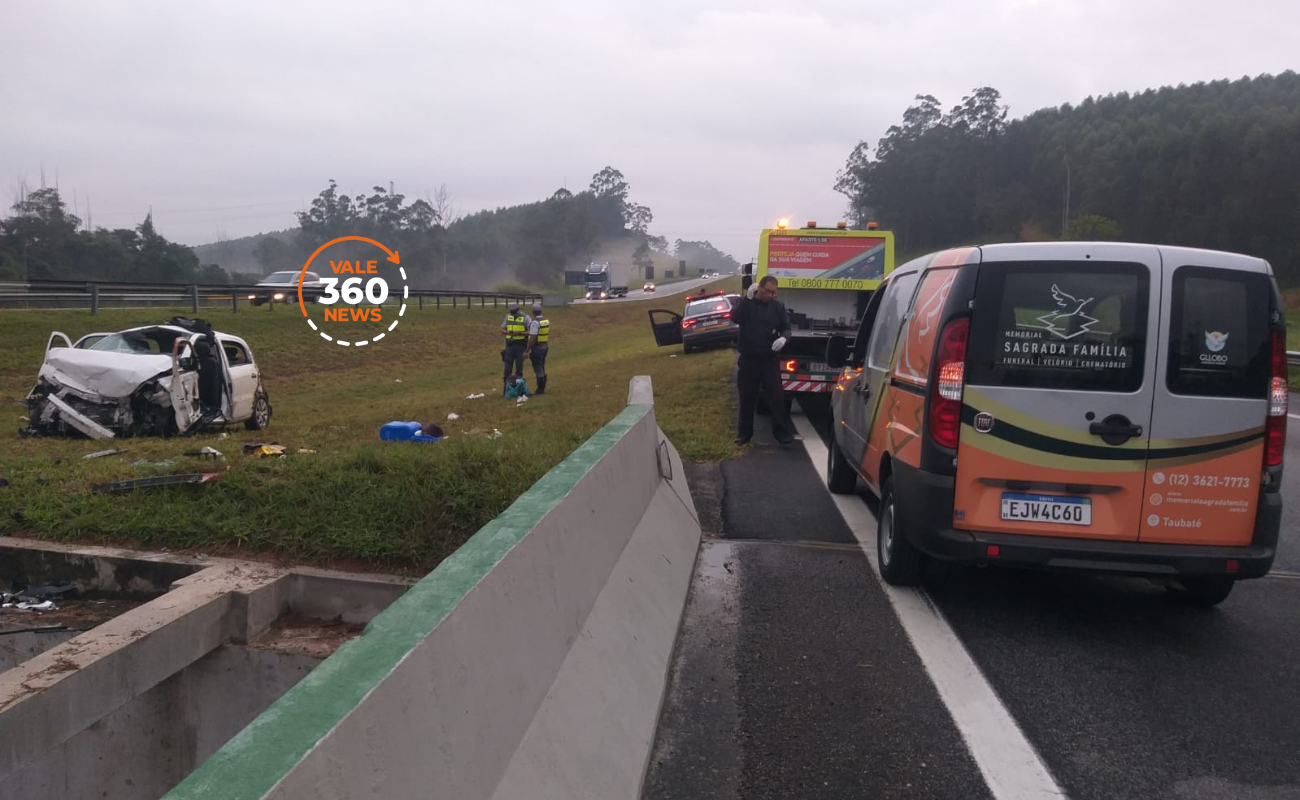Acidente em Rodovia de Taubaté deixa um morto e cinco feridos