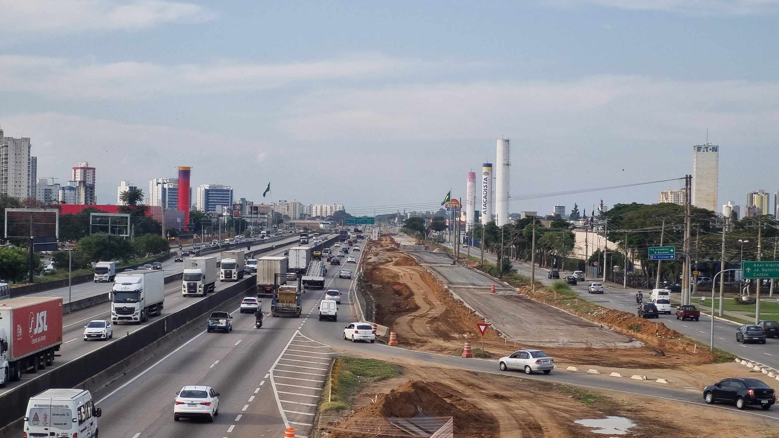 Dutra em Jacareí e São José dos Campos