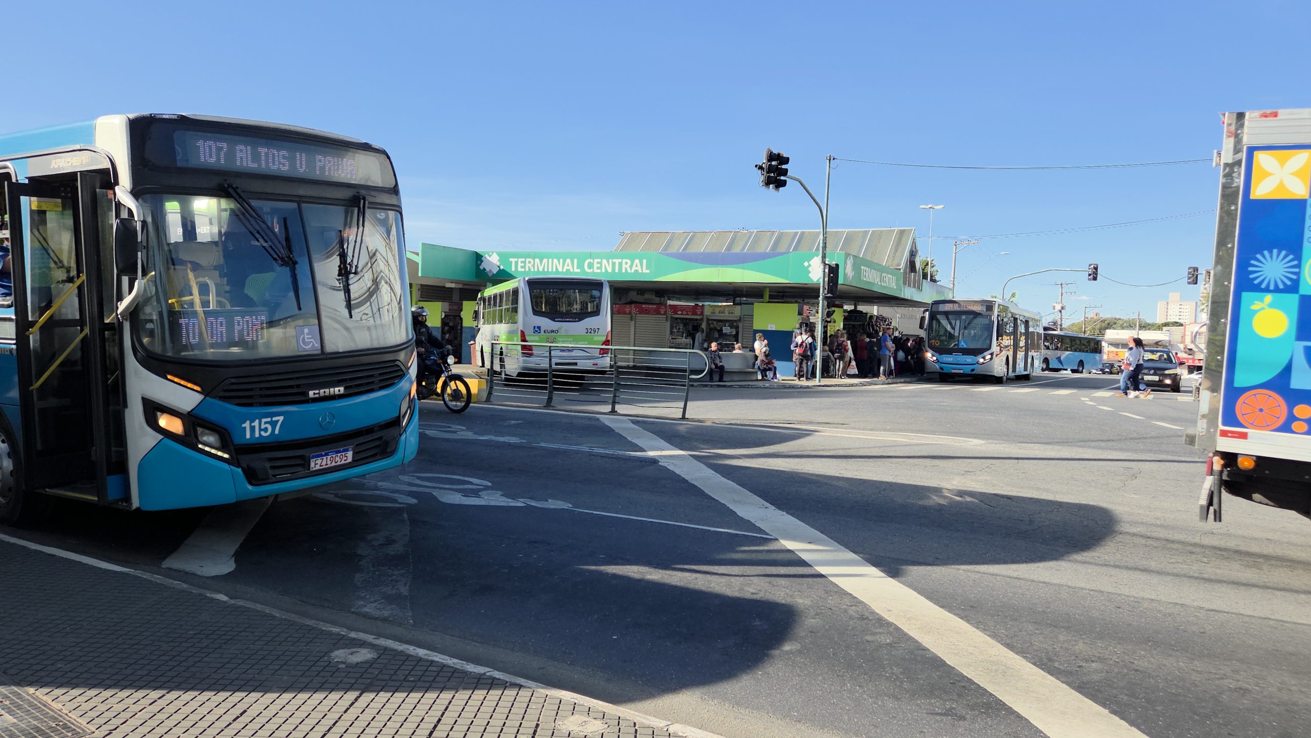 greve no transporte em São José