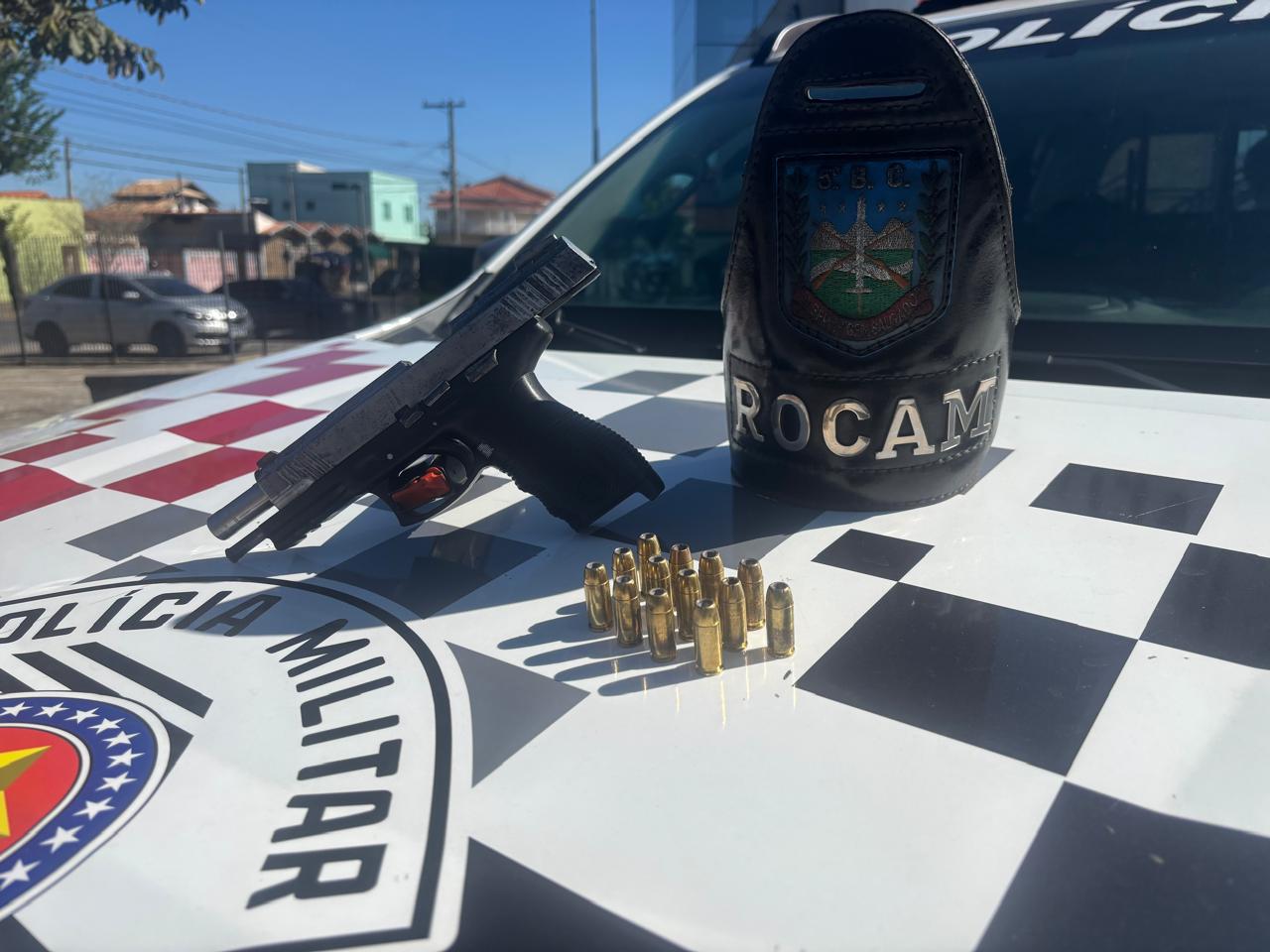 preso após perseguição em Pinda
