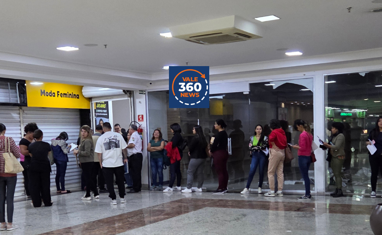 Emprego em loja de importados que vai ser inaugurada em São José dos Campos atrai centenas de interessados