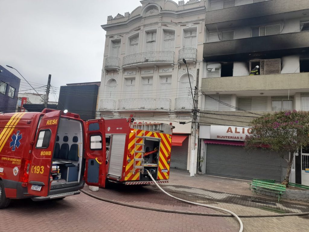 incêndio em Guaratinguetá