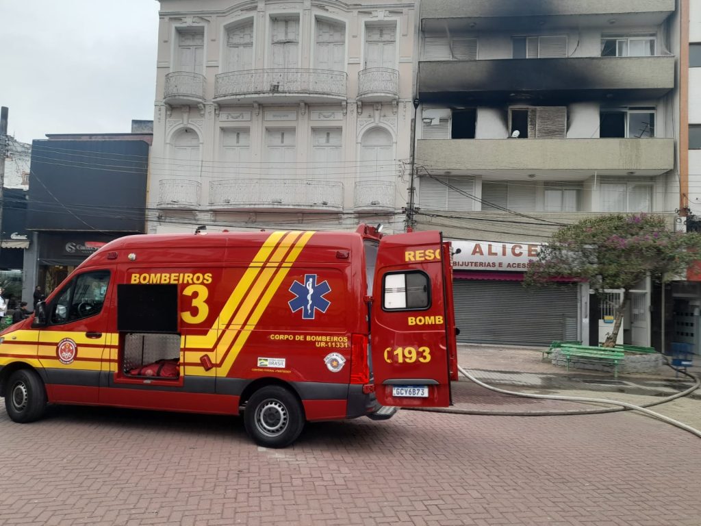 incêndio em Guaratinguetá
