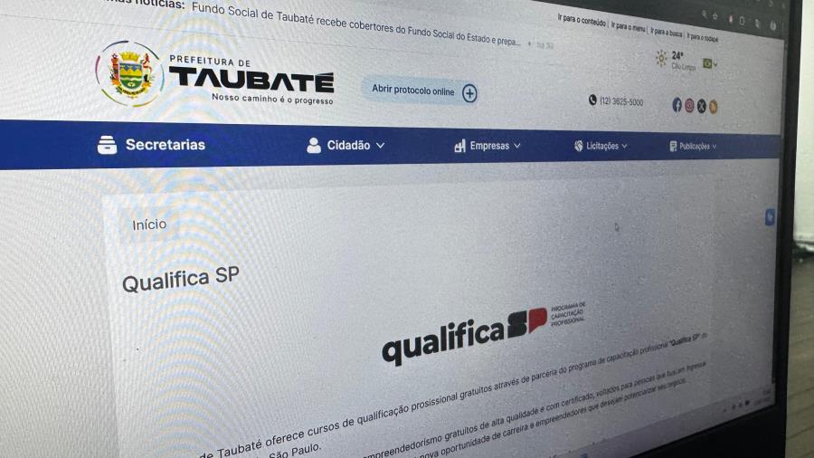 Inscrições abertas para cursos profissionalizantes gratuitos em Taubaté. Inscreva-se
