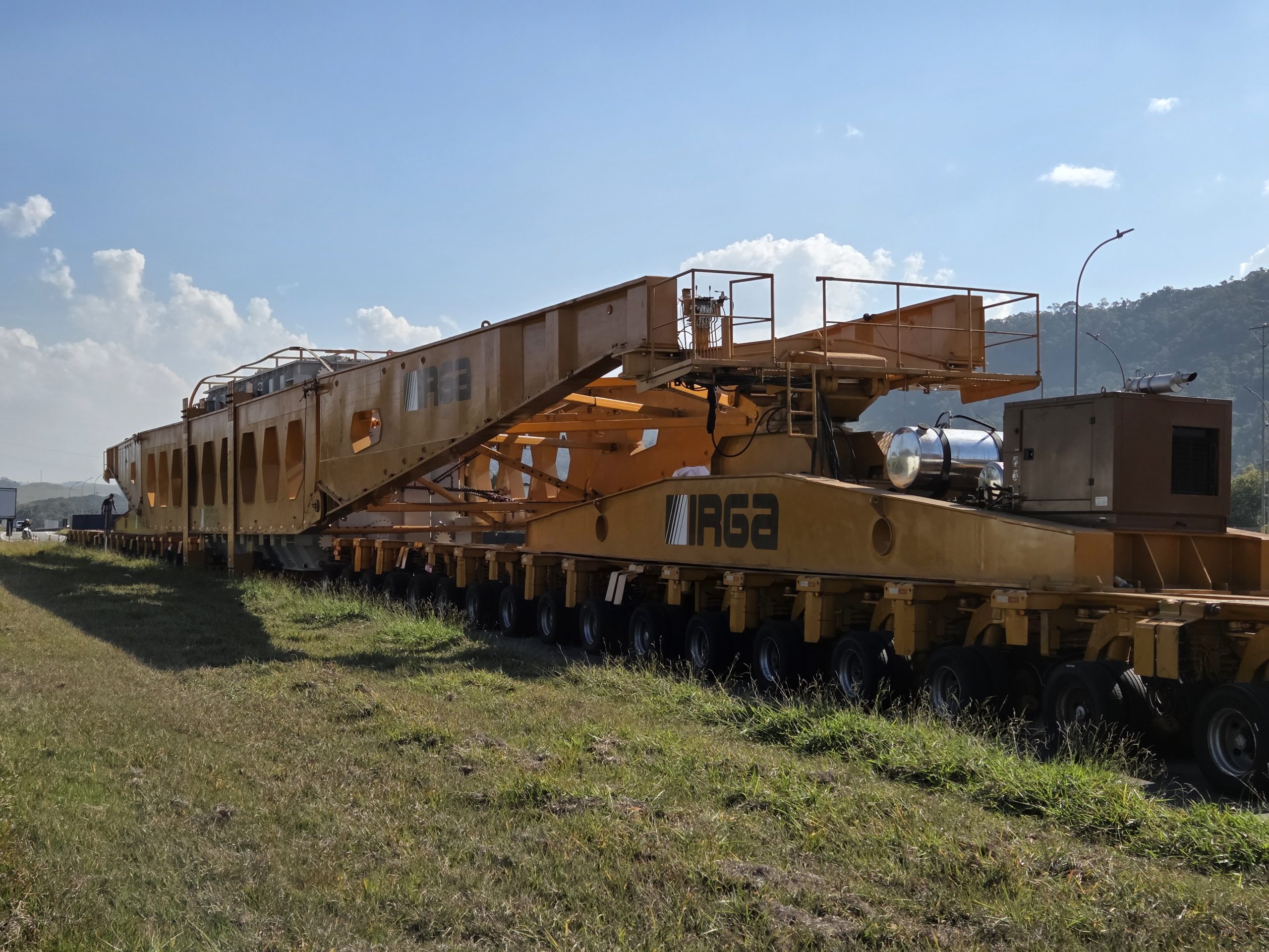 perguntas e respostas sobre a mega carreta com transformador de 845 toneladas
