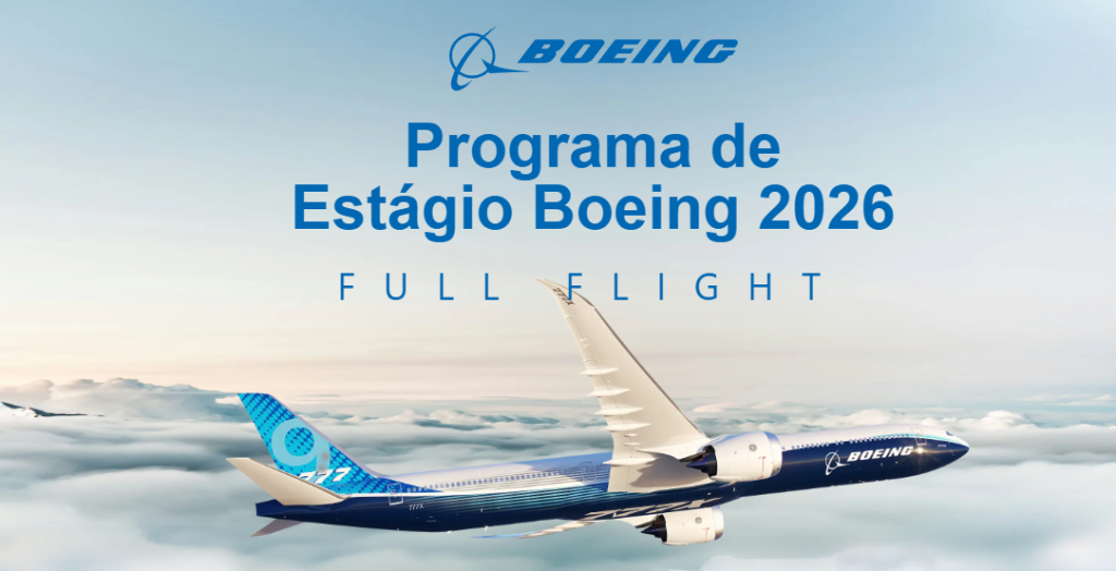Inscrições para vagas de estágio na Boeing em São José dos Campos são abertas. Saiba como se inscrever 1 estágio na Boeing em São José dos Campos