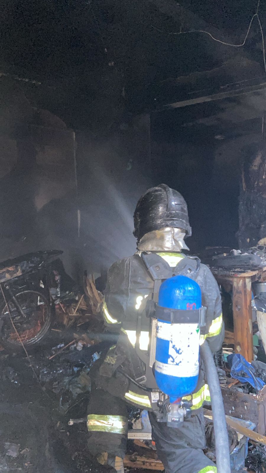 Incêndio em residência