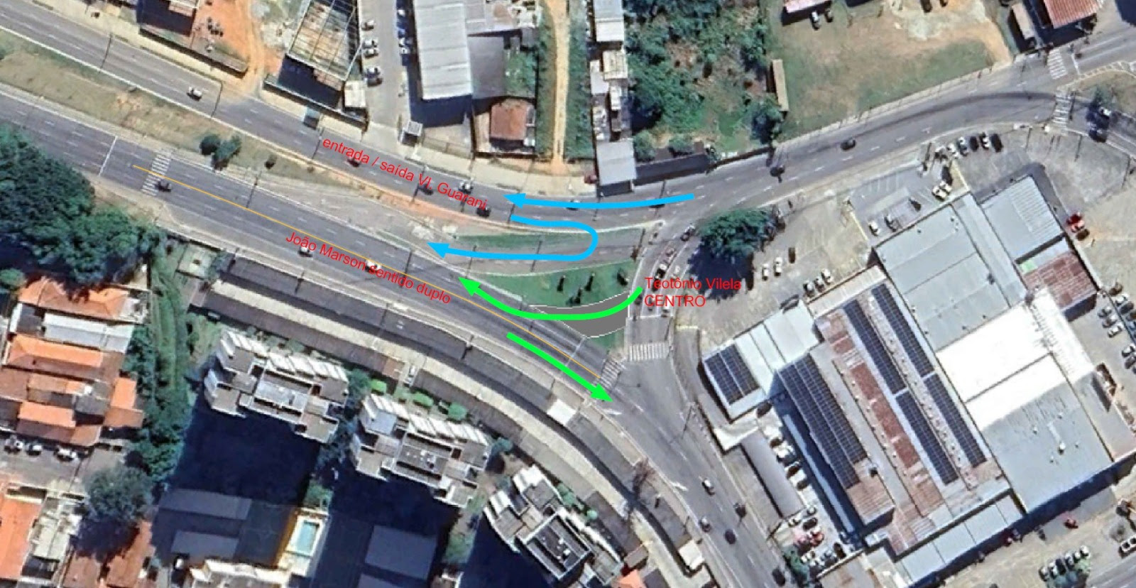 corredor viário de São José dos Campos
