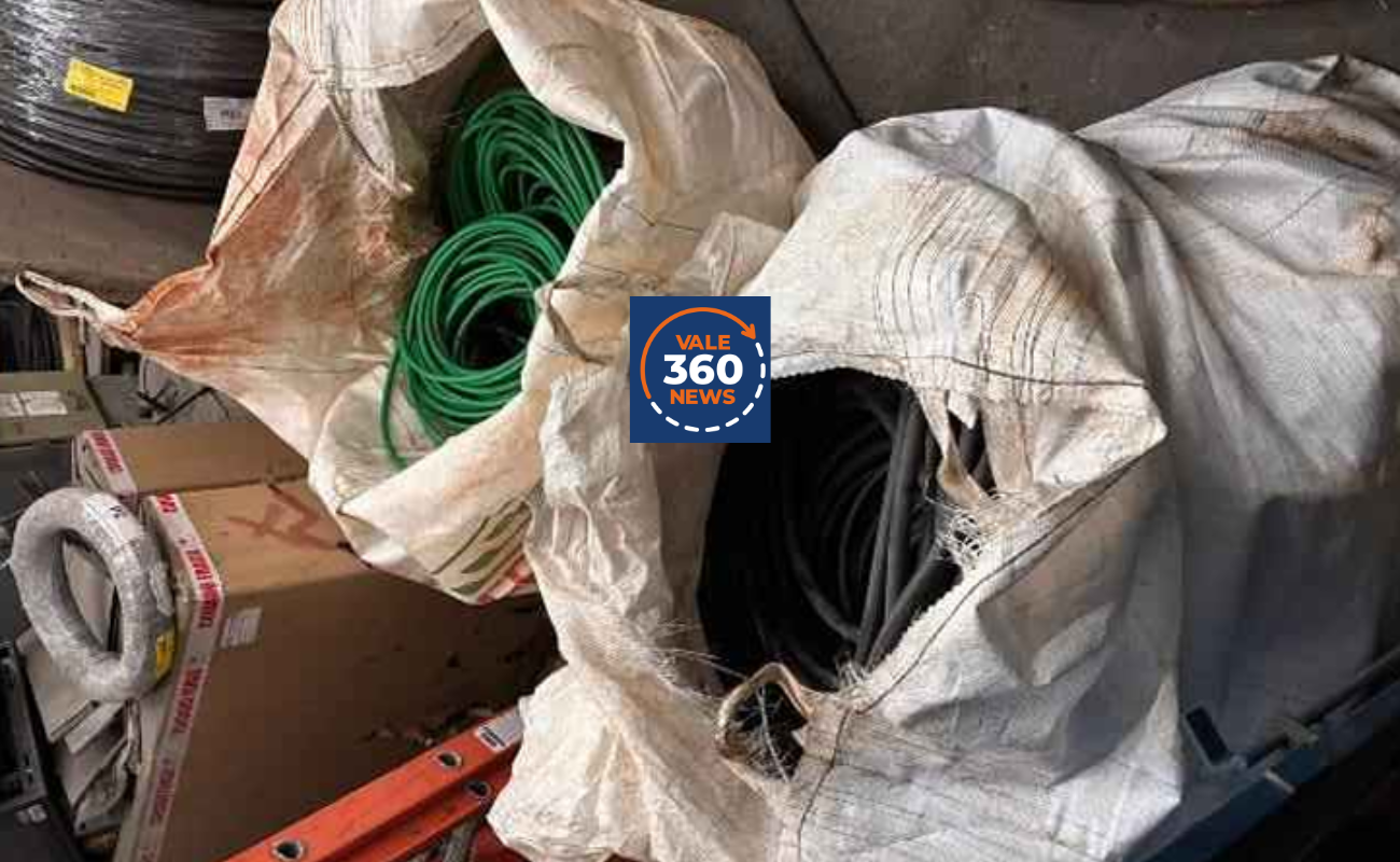 tentativa de furto de 460 kg de fios de cobre