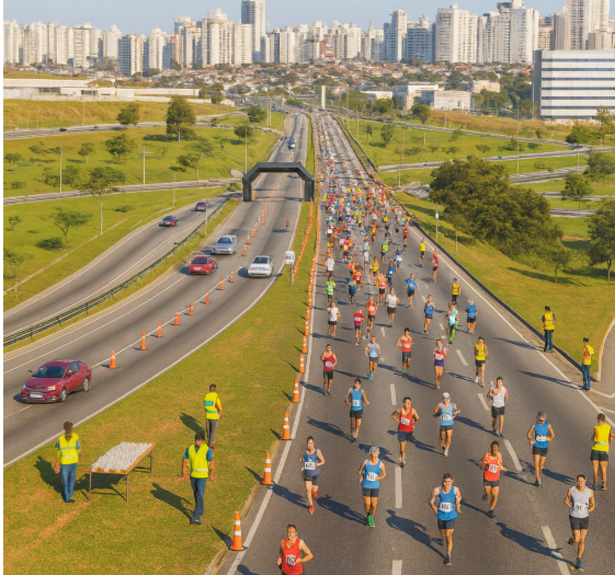 Maratona de São José dos Campos interdita dezenas de vias. Programe-se